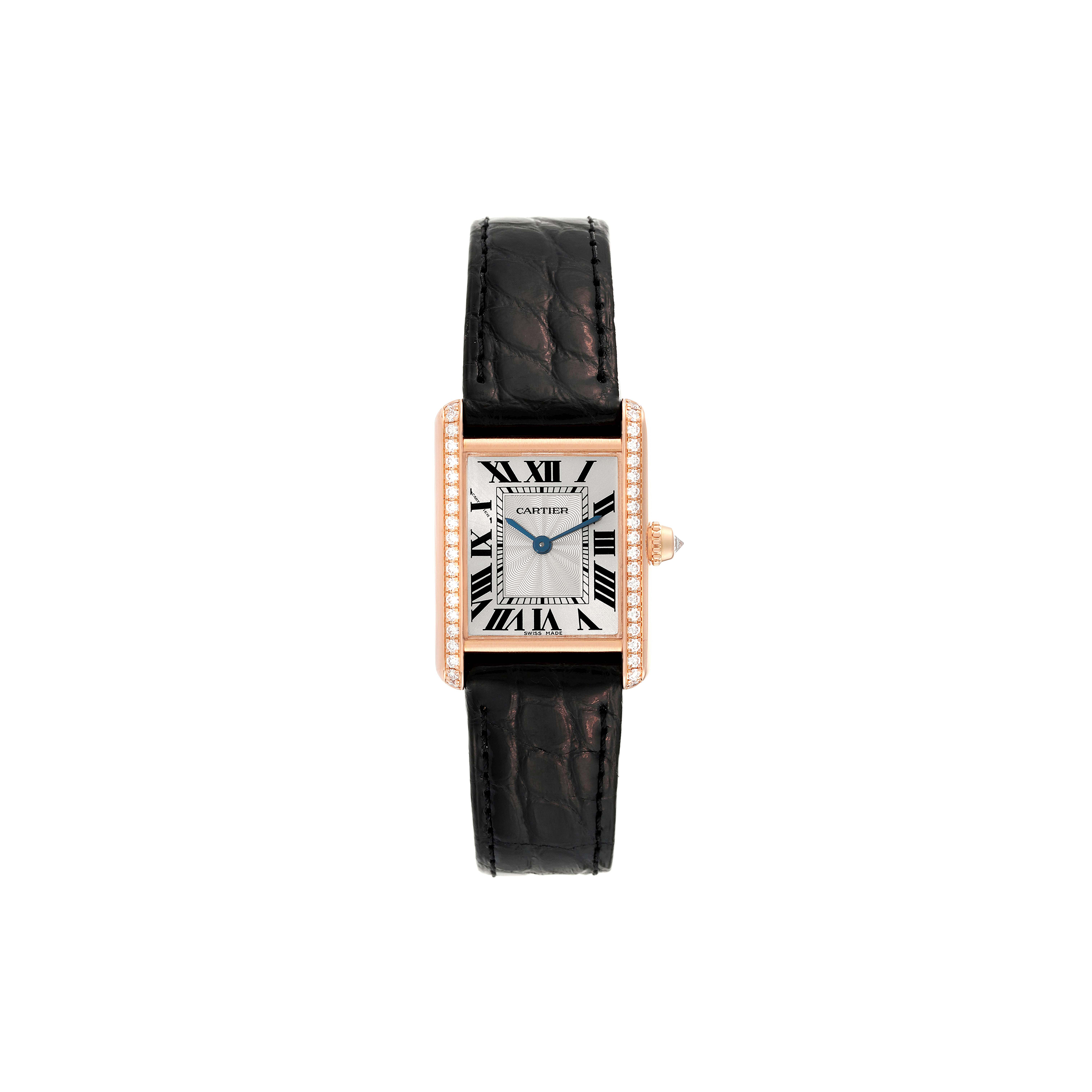 ca*t*er tank l**is rose gold Di*m*nd ladies watch wjta0010